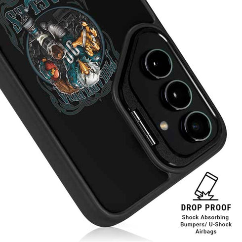 Liquid Blue NFL Philadelphia Eagles Running Back Galaxy S25 Kickstand Case