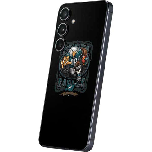 Liquid Blue NFL Philadelphia Eagles Running Back Galaxy S25 Plus Skin