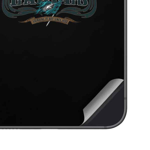 Liquid Blue NFL Philadelphia Eagles Running Back Galaxy S25 Skin