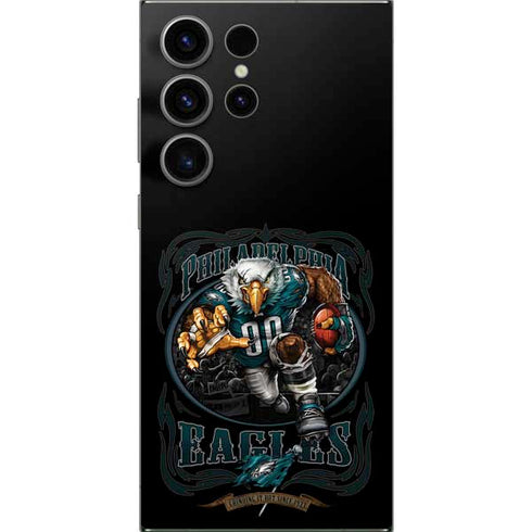 Liquid Blue NFL Philadelphia Eagles Running Back Galaxy S24 Ultra Skin