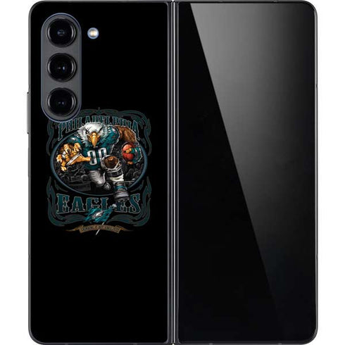Liquid Blue NFL Philadelphia Eagles Running Back Galaxy Z Fold5 5G Skin