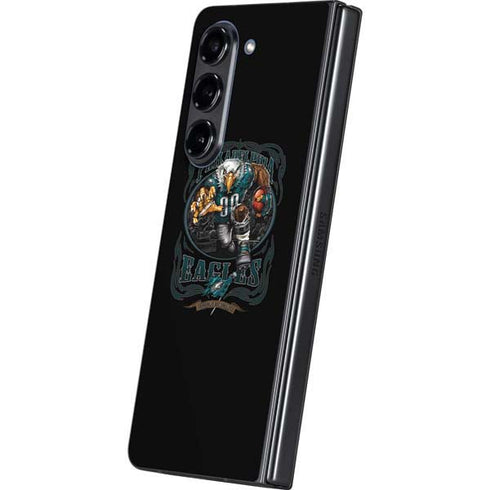 Liquid Blue NFL Philadelphia Eagles Running Back Galaxy Z Fold5 5G Skin