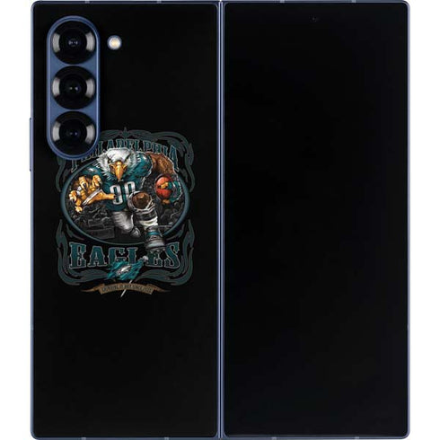 Liquid Blue NFL Philadelphia Eagles Running Back Galaxy Z Fold6 Skin