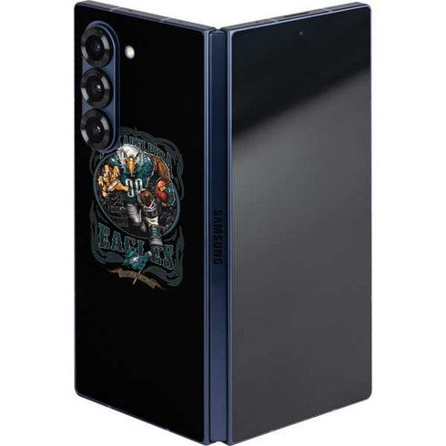 Liquid Blue NFL Philadelphia Eagles Running Back Galaxy Z Fold6 Skin