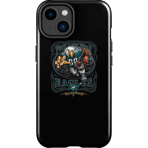Liquid Blue NFL Philadelphia Eagles Running Back iPhone 15 Impact Case