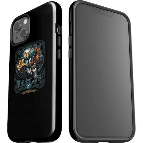 Liquid Blue NFL Philadelphia Eagles Running Back iPhone 15 Impact Case