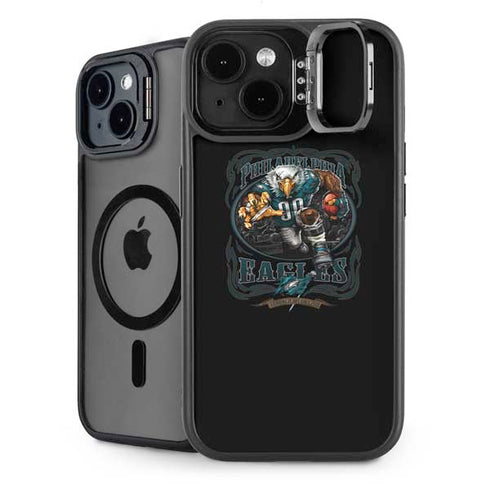 Liquid Blue NFL Philadelphia Eagles Running Back iPhone 15 Plus Kickstand Case