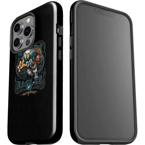 Liquid Blue NFL Philadelphia Eagles Running Back iPhone 15 Pro Impact Case
