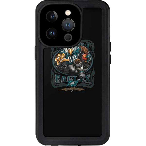 Liquid Blue NFL Philadelphia Eagles Running Back iPhone 15 Pro Waterproof Case