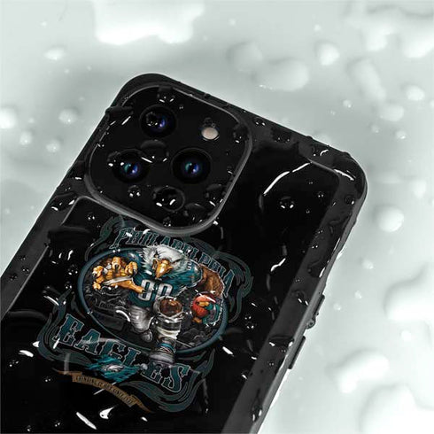 Liquid Blue NFL Philadelphia Eagles Running Back iPhone 15 Pro Waterproof Case