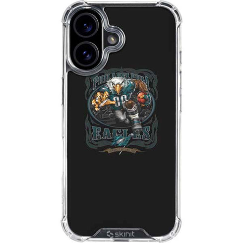 Liquid Blue NFL Philadelphia Eagles Running Back iPhone 16 Clear Case