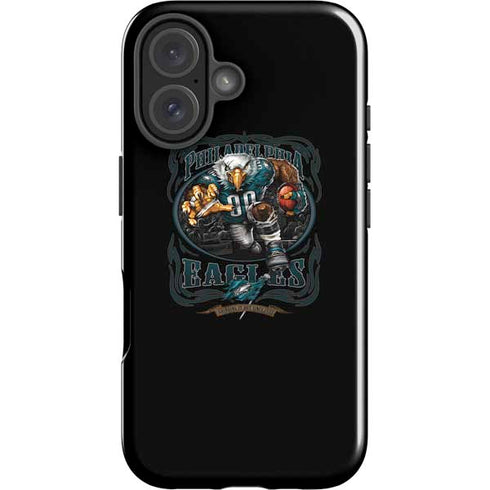 Liquid Blue NFL Philadelphia Eagles Running Back iPhone 16 Impact Case