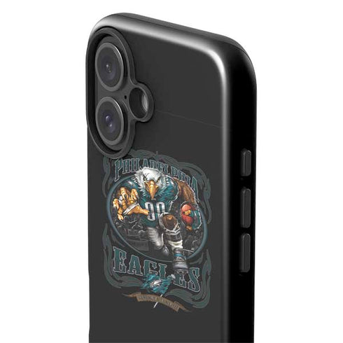 Liquid Blue NFL Philadelphia Eagles Running Back iPhone 16 Impact Case