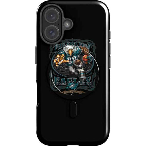 Liquid Blue NFL Philadelphia Eagles Running Back iPhone 16 Magsafe Impact Case