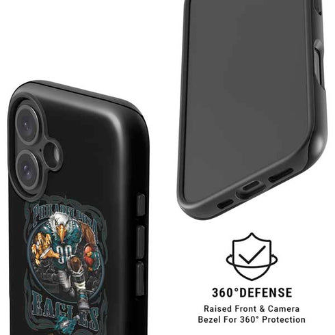 Liquid Blue NFL Philadelphia Eagles Running Back iPhone 16 Magsafe Impact Case