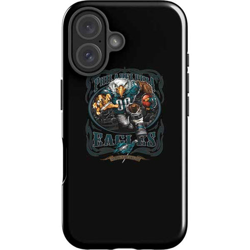 Liquid Blue NFL Philadelphia Eagles Running Back iPhone 16 Plus Impact Case
