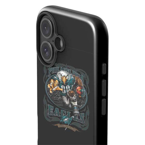 Liquid Blue NFL Philadelphia Eagles Running Back iPhone 16 Plus Impact Case
