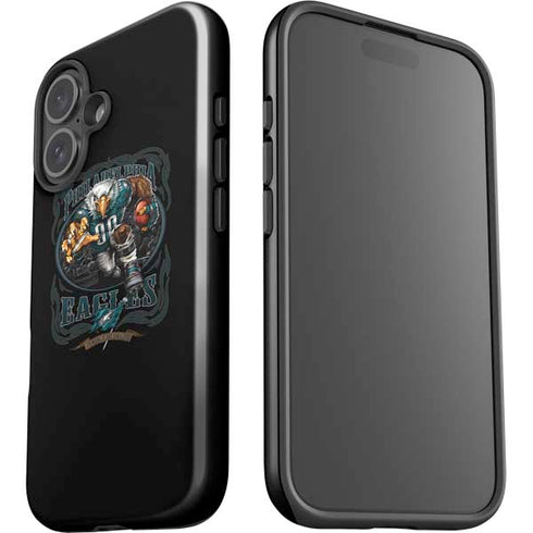 Liquid Blue NFL Philadelphia Eagles Running Back iPhone 16 Plus Impact Case