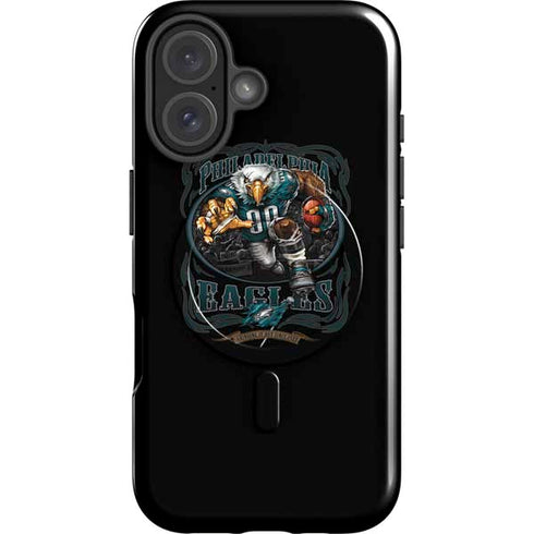 Liquid Blue NFL Philadelphia Eagles Running Back iPhone 16 Plus Magsafe Impact Case