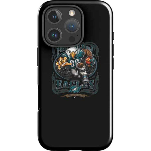 Liquid Blue NFL Philadelphia Eagles Running Back iPhone 16 Pro Impact Case