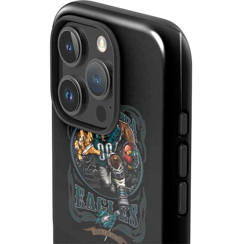 Liquid Blue NFL Philadelphia Eagles Running Back iPhone 16 Pro Impact Case