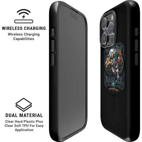 Liquid Blue NFL Philadelphia Eagles Running Back iPhone 16 Pro Magsafe Impact Case