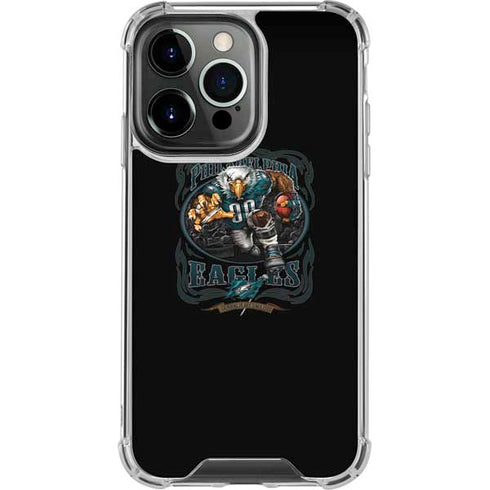 Liquid Blue NFL Philadelphia Eagles Running Back iPhone 16 Pro Max Clear Case
