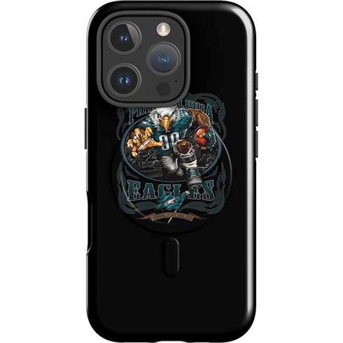 Liquid Blue NFL Philadelphia Eagles Running Back iPhone 16 Pro Max Magsafe Impact Case