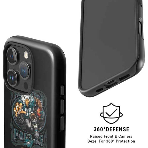 Liquid Blue NFL Philadelphia Eagles Running Back iPhone 16 Pro Max Magsafe Impact Case