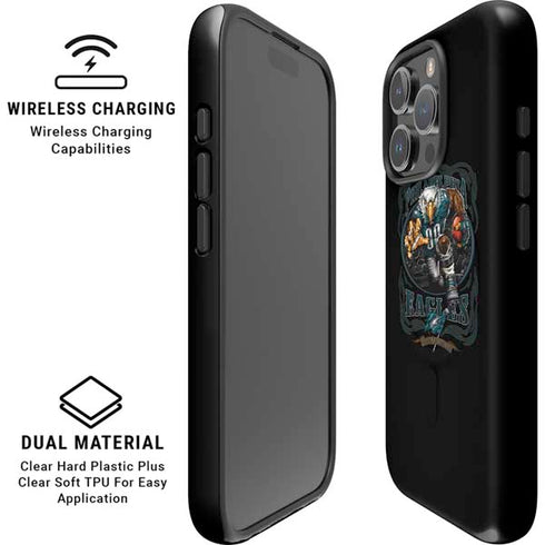 Liquid Blue NFL Philadelphia Eagles Running Back iPhone 16 Pro Max Magsafe Impact Case