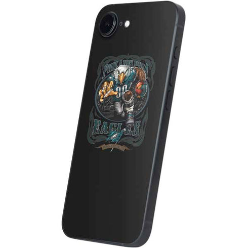 Liquid Blue NFL Philadelphia Eagles Running Back iPhone 16e Skin