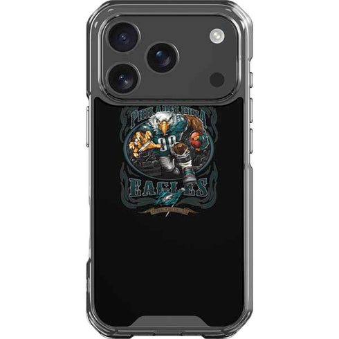 Liquid Blue NFL Philadelphia Eagles Running Back iPhone 18 Pro Clear Case