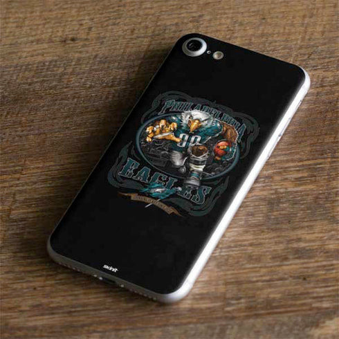 Liquid Blue NFL Philadelphia Eagles Running Back iPhone 8 Skin