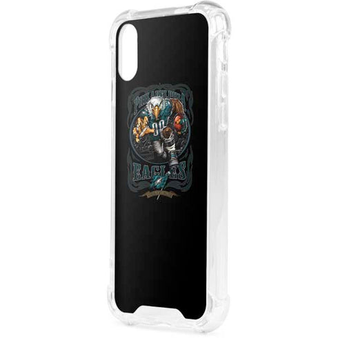 Liquid Blue NFL Philadelphia Eagles Running Back iPhone XS Clear Case