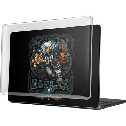 Liquid Blue NFL Philadelphia Eagles Running Back MacBook Pro 14in (2021-24) Case plus Skin