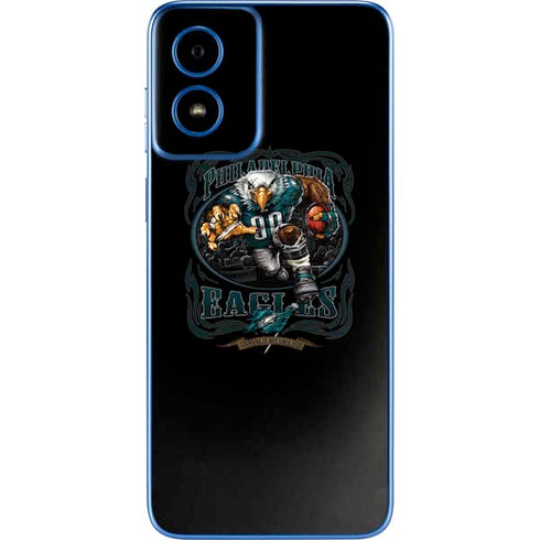 Liquid Blue NFL Philadelphia Eagles Running Back Moto G Play 4G (2024) Skin
