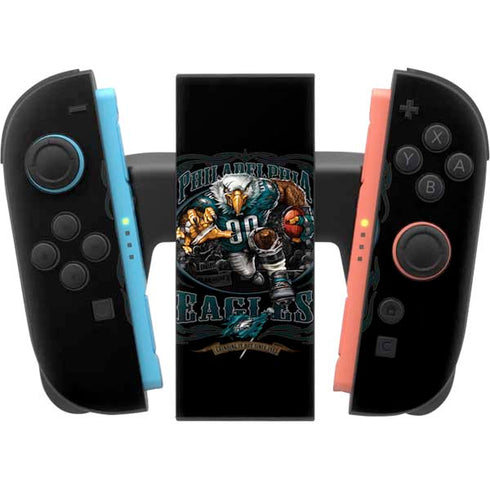 Liquid Blue NFL Philadelphia Eagles Running Back Nintendo Switch 2 (2025) Joy-Con Controller Skin