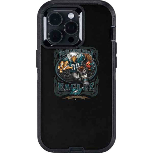 Liquid Blue NFL Philadelphia Eagles Running Back Otterbox Defender iPhone Skin