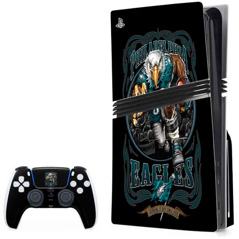 Liquid Blue NFL Philadelphia Eagles Running Back PlayStation PS5 Skins