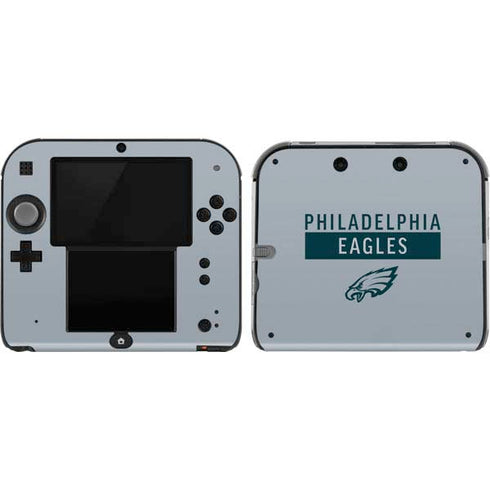 NFL Philadelphia Eagles Silver Performance Series Nintendo Skins