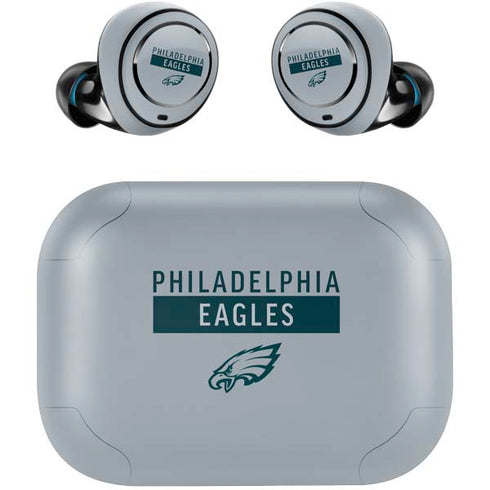 NFL Philadelphia Eagles Silver Performance Series Amazon Echo Buds Skin