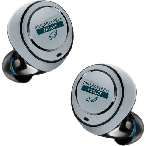 NFL Philadelphia Eagles Silver Performance Series Amazon Echo Buds Skin