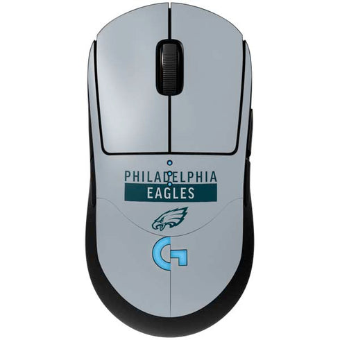 NFL Philadelphia Eagles Silver Performance Series G Pro Wireless Gaming Mouse Skin