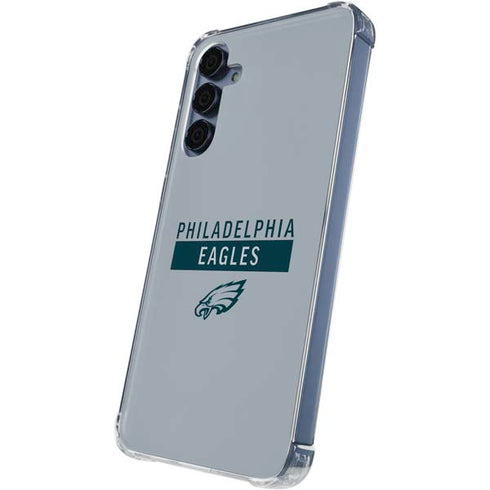 NFL Philadelphia Eagles Silver Performance Series Galaxy A35 5G Clear Case