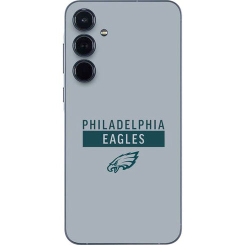 NFL Philadelphia Eagles Silver Performance Series Galaxy A35 5G Skin