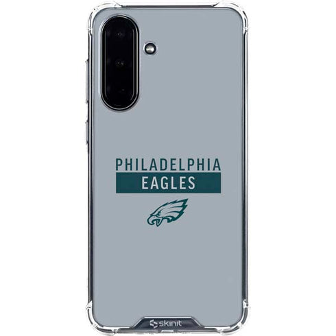 NFL Philadelphia Eagles Silver Performance Series Galaxy A36 5G Clear Case