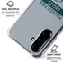 NFL Philadelphia Eagles Silver Performance Series Galaxy A36 5G Clear Case