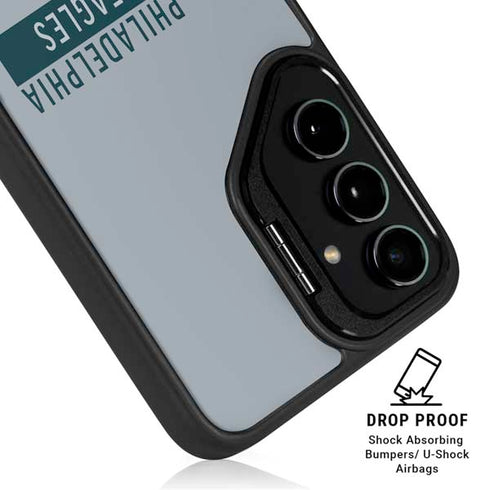 NFL Philadelphia Eagles Silver Performance Series Galaxy S24 Plus Kickstand Case