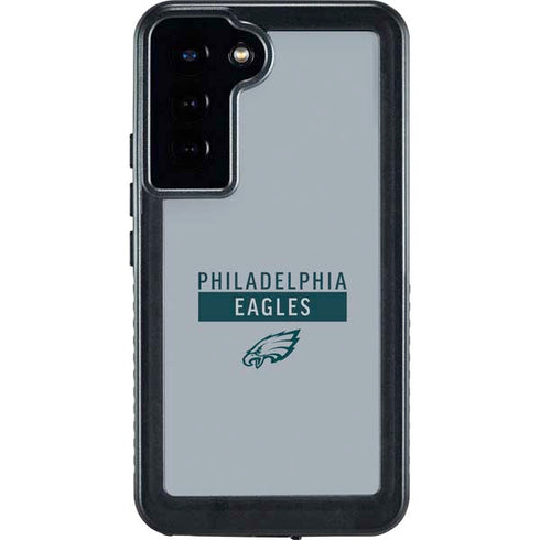 NFL Philadelphia Eagles Silver Performance Series Galaxy S24 Plus Waterproof Case