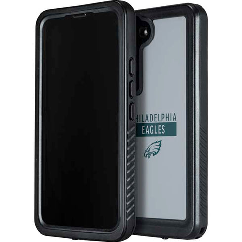 NFL Philadelphia Eagles Silver Performance Series Galaxy S24 Plus Waterproof Case